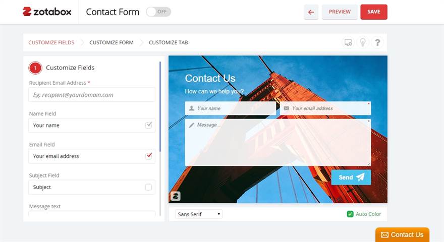 Easy Contact Form